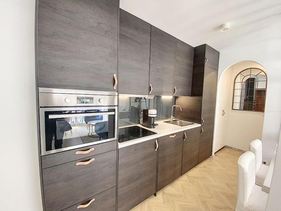 Appartement Style Architecte Proche De La Plage Cannes Bagian luar foto