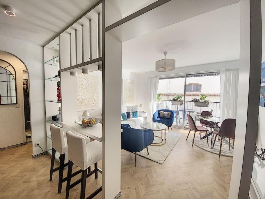 Appartement Style Architecte Proche De La Plage Cannes Bagian luar foto