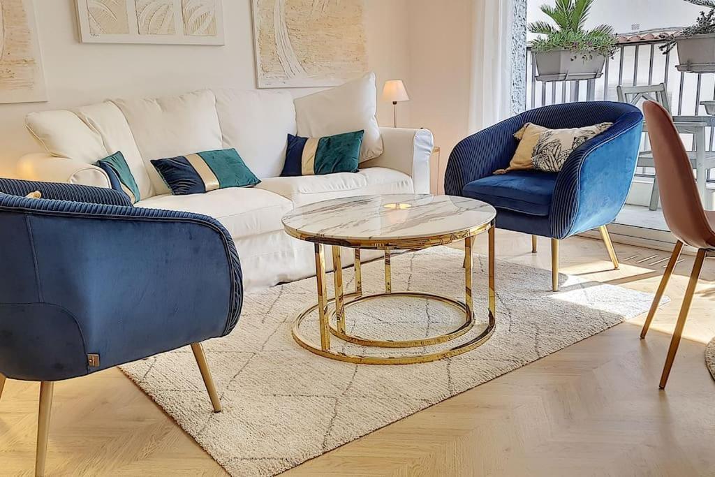 Appartement Style Architecte Proche De La Plage Cannes Bagian luar foto